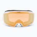 Occhiali da sci Alpina Taos QV bianco opaco/oro 2