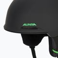 Casco da sci Alpina Brix per bambini nero/neon opaco 7