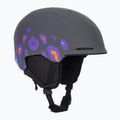 Casco da sci Alpina Brix mezzanotte/grigio leo opaco per bambini