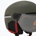 Casco da sci Alpina per bambini Zupo Visor Q-Lite oliva/rosso opaco 7