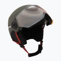 Casco da sci Alpina per bambini Zupo Visor Q-Lite oliva/rosso opaco 10