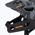 Casco da bici Alpina per bambini Rupi nero camo/arancio opaco 7