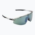 Occhiali da sole Alpina Turbo Pro Q-Lite grigio trasparente lucido/argento a specchio