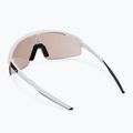 Occhiali da sole Alpina Turbo Pro S Q-Lite bianco opaco/ argento flash a specchio 2