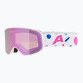 Maschera da sci per bambini Alpina Fernie Q-Lite white/confetti matt
