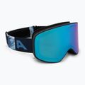 Maschera da sci Alpina Slope Q-Lite black/blue matt/blue