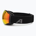 Maschera da sci Alpina Falera Mag Q-Lite matt black/red/pink 5