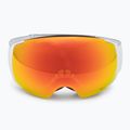 Maschera da sci Alpina Falera Mag Q-Lite white matt/red/pink 3