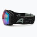 Maschera da sci Alpina Falera Mag Q-Lite black/green matt/green/pink 5