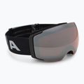 Maschera da sci Alpina Falera Mag Q-Lite black/glacier matt/silver/pink 2