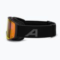 Maschera da sci Alpina Venet Q-Lite black matt/red 4