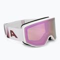 Maschera da sci Alpina Venet Q-Lite white/rose matt/rose