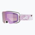 Maschera da sci Alpina Taos Q-Lite white/rose matt/rose