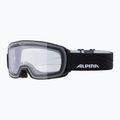 Maschera da sci Alpina Nakiska black matte/clear