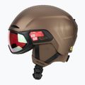 Casco da sci Alpina Oro QV Mips sepia metallic 3