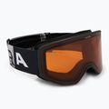 Maschera da sci Alpina Venet black/glacier matt/orange