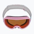 Maschera da sci per bambini Alpina Piney 2.0 pink matt/orange 5