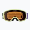 Maschera da sci per bambini Alpina Piney 2.0 sunny/lime matt/orange 2