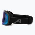 Maschera da sci Alpina Slope Q-Lite black/black matt/blue 4