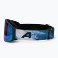 Maschera da sci per bambini Alpina Fernie Q-Lite black/blue matt 4