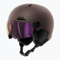 Casco da sci Alpina Arber 2 Visor Q-Lite ox brown matt