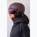 Casco da sci Alpina Arber 2 Visor Q-Lite ox brown matt 6