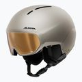 Casco da sci Alpina Vizzard QV MIPS sand matt