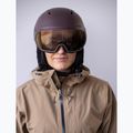 Casco da sci Alpina Vizzard Q-Lite ox brown att 7