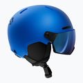 Casco da sci per bambini Alpina Zupo 2 Visor Q-Lite blue matt 2