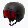 Casco da sci per bambini Alpina Zupo 2 Visor Q-Lite black matte