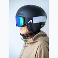 Maschera da sci Alpina Venet Q-Lite black/green matt 4