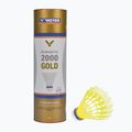 Volani da badminton VICTOR Nylon Shuttle 2000 slow 6 pz. giallo 3