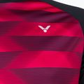 Camicia da tennis da uomo VICTOR T-33102 CD rosso/nero 3