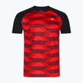 Camicia da tennis da uomo VICTOR T-33102 CD rosso/nero 4