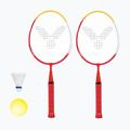 Set badminton per bambini VICFUN Mini Badminton rosso/giallo 7