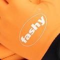 Fashy 4462 guanti da aquafitness in neoprene arancio/nero 3