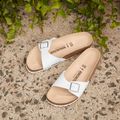 BIRKENSTOCK Madrid BF Infradito bianco stretto 3
