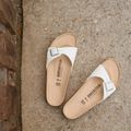 BIRKENSTOCK Madrid BF Infradito bianco stretto 12