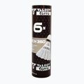 Volani da badminton Talbot-Torro Tech 350 Nylon 6 pezzi bianco. 4