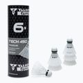 Talbot-Torro Tech 450 Premium Nylon Volano lento 6 pezzi bianco.