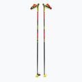 Bastone da sci di fondo LEKI PRC 750 rosso brillante/giallo neon/nero