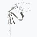 Bastoni da sci da donna LEKI Bliss silvergrey/white/rose gold 5