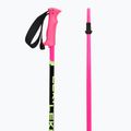 Bastoncini da sci LEKI Racing per bambini rosa neon/nero/giallo neon 3