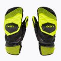 Guanti da sci da uomo LEKI WCR Venom SL 3D Mitt nero ghiaccio/limone 3