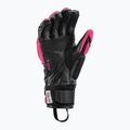 Guanti da sci da donna LEKI WCR Venom SL 3D nero/rosa 8