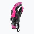 Guanti da sci da donna LEKI WCR Venom SL 3D nero/rosa 9