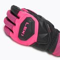 Guanti da sci da donna LEKI WCR Venom SL 3D nero/rosa 5