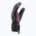 Guanti da sci da donna LEKI Griffin Pro 3D nero/rosa 3