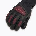 Guanti da sci da donna LEKI Griffin Pro 3D nero/rosa 5