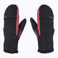 LEKI Guanti da sci da donna Vallarta 3D Mitt nero/rosa 3